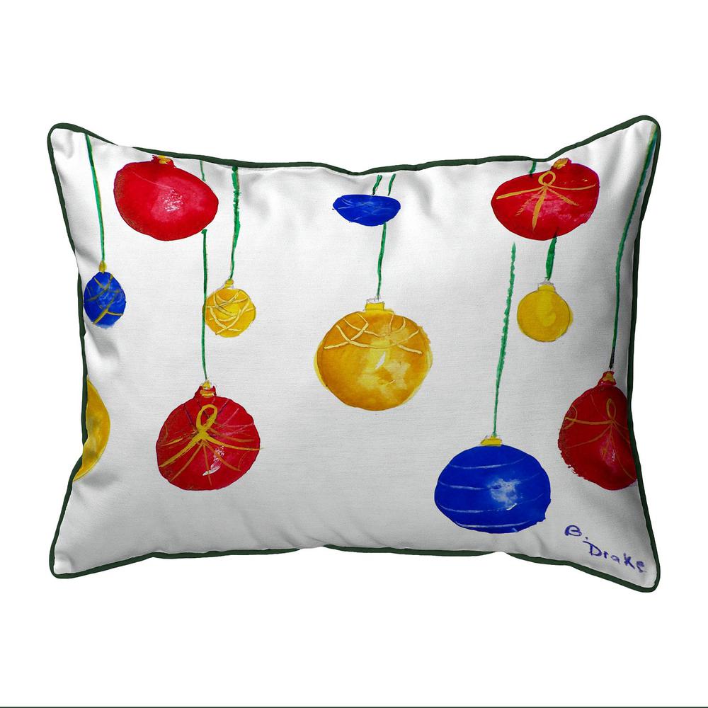 Christmas Ornaments Large Indoor/Outdoor Pillow 16x20. Picture 1