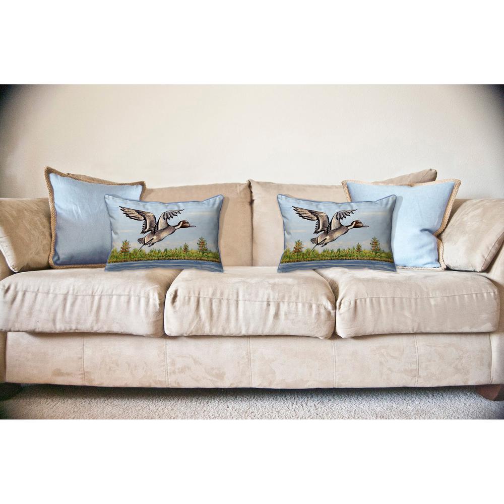 Pintail Duck Large Indoor/Outdoor Pillow 16x20. Picture 3