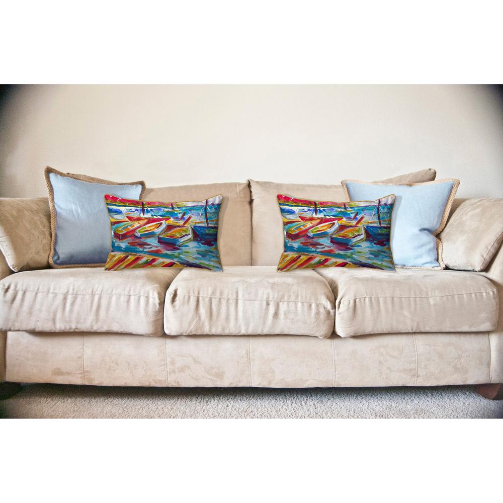 Betsy's Marina II Large Indoor/Outdoor Pillow 16x20. Picture 3