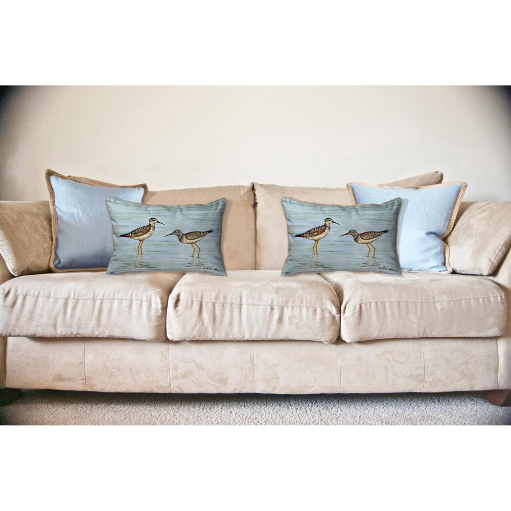 Yellow Legs Large Indoor/Outdoor Pillow 16x20. Picture 3
