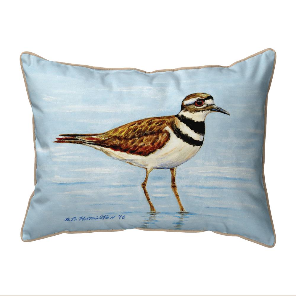 Killdeer Large Indoor/Outdoor Pillow 16x20. Picture 1