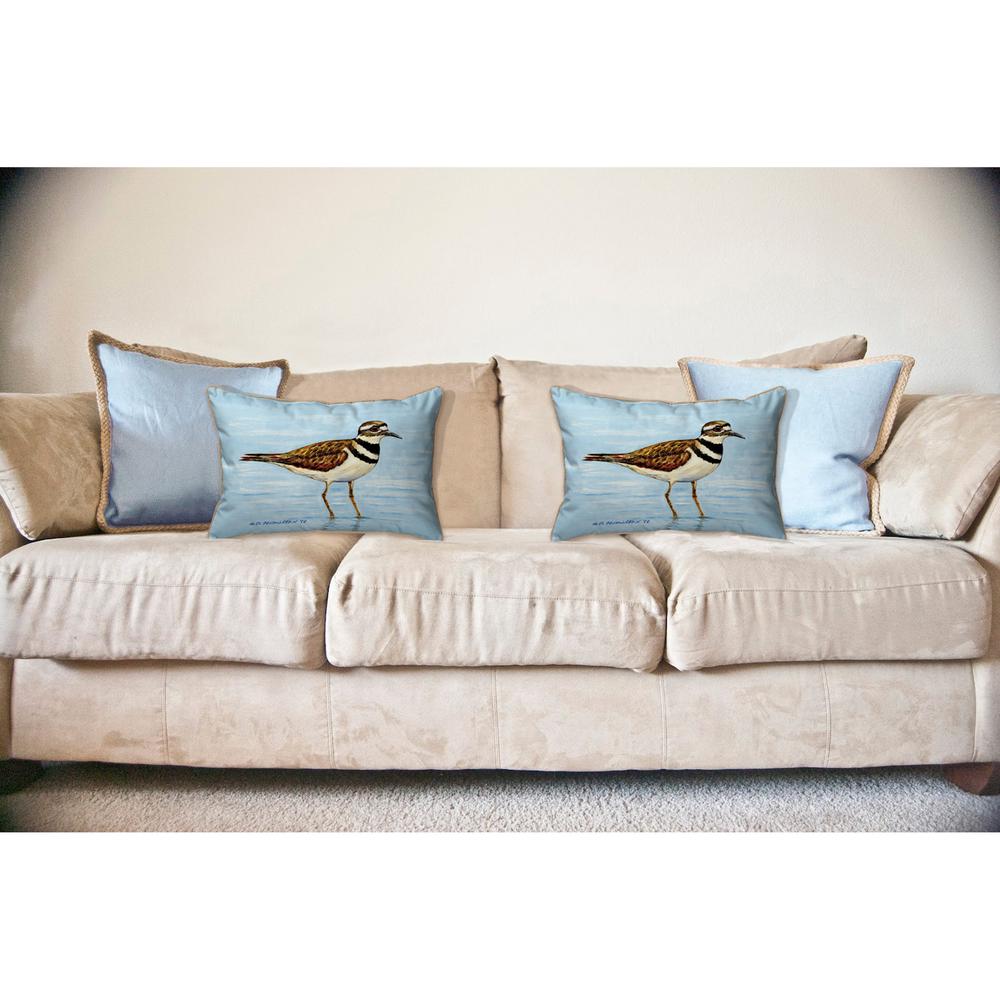 Killdeer Large Indoor/Outdoor Pillow 16x20. Picture 3