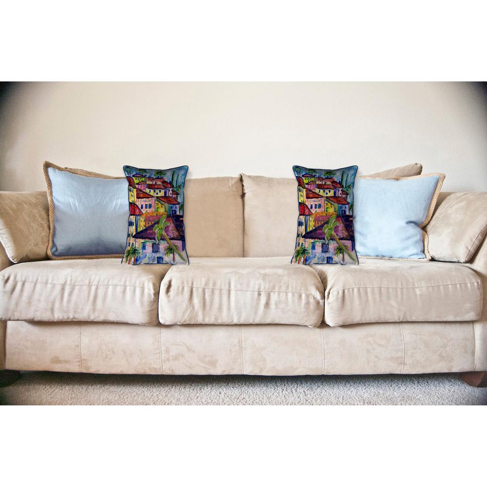 Fun City I Large Indoor/Outdoor Pillow 16x20. Picture 3