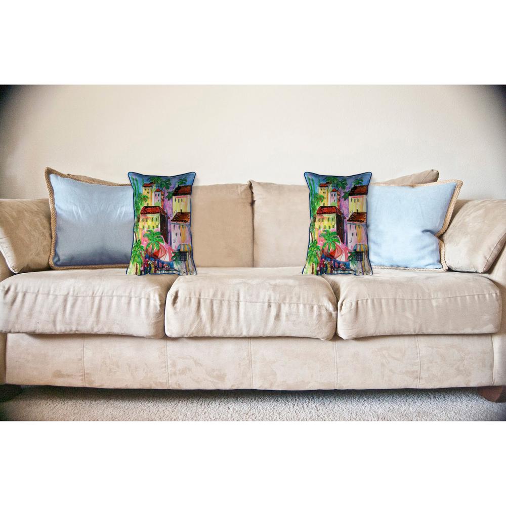 Fun City II Large Indoor/Outdoor Pillow 16x20. Picture 3