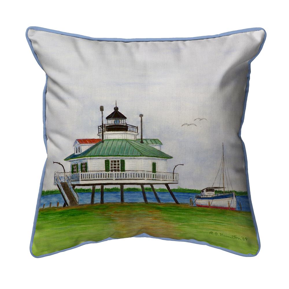 Hooper Strait Lighthouse Large Indoor/Outdoor Pillow 16x20. Picture 1