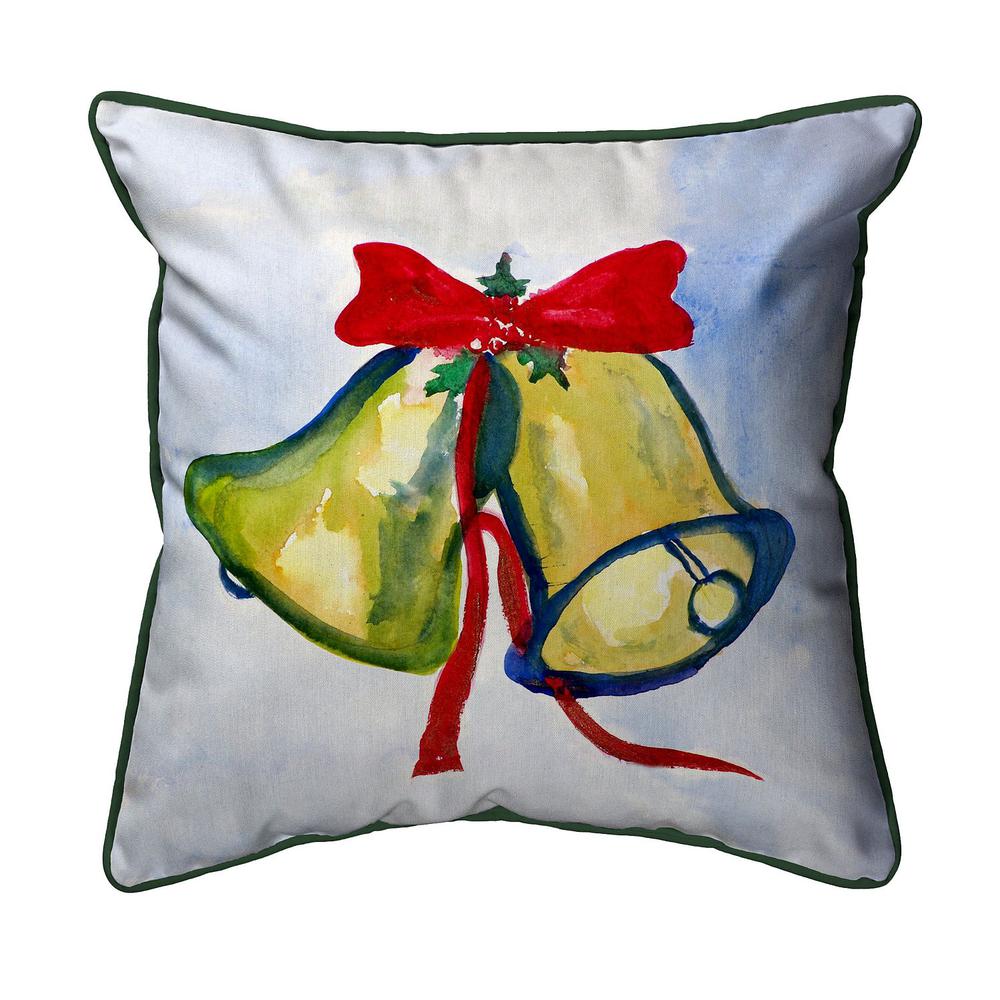Christmas Bells Large Pillow 18x18. Picture 1