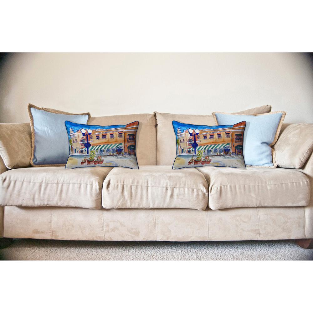 Canal StreetLarge Indoor/Outdoor Pillow 16x20. Picture 3