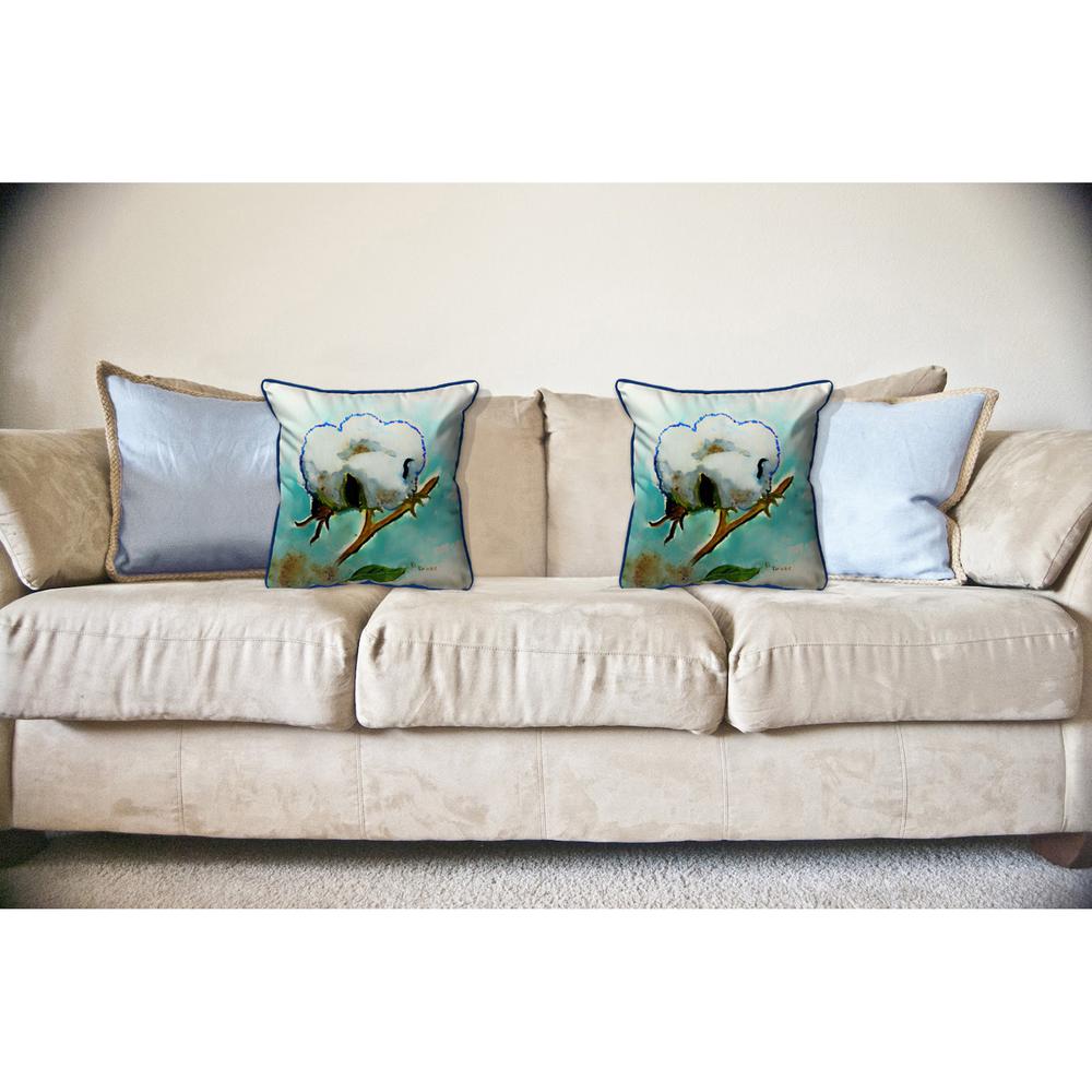Cottonball Large Indoor/Outdoor Pillow 18x18. Picture 3