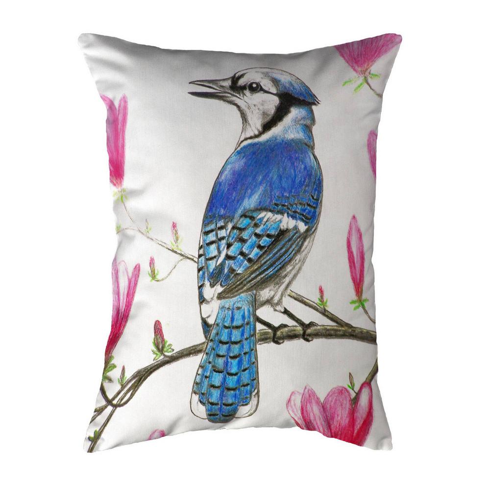 Blue Jay Small Noncorded Pillow. Picture 1