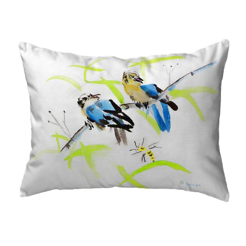 Birds & Bees III Small Noncorded Pillow. Picture 1