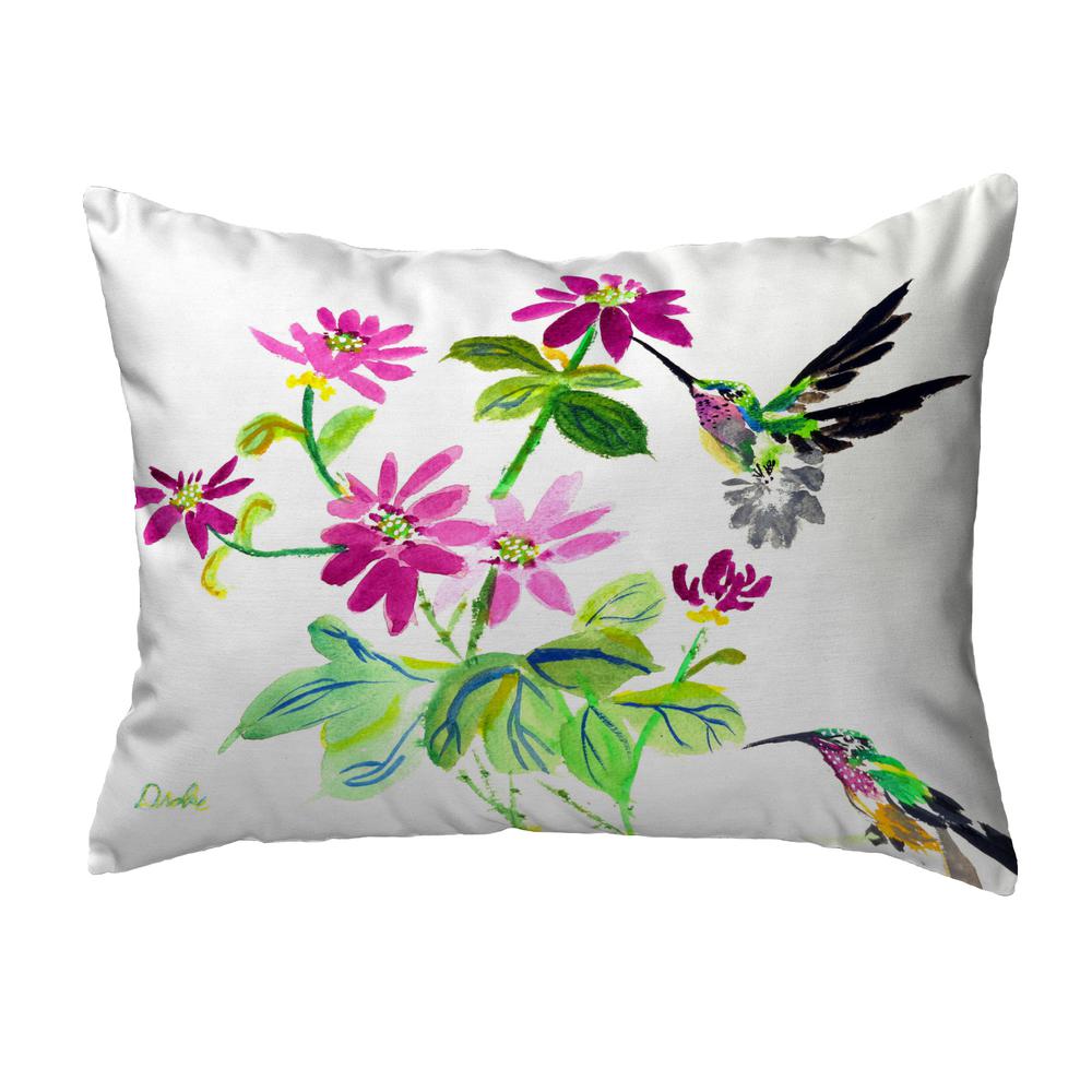 Ruby Throat Noncorded Indoor/Outdoor Pillow 11x14. Picture 1