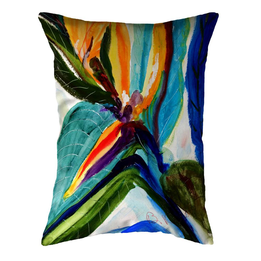 Teal Paradise 11x14 Small No Cord Pillow. Picture 1