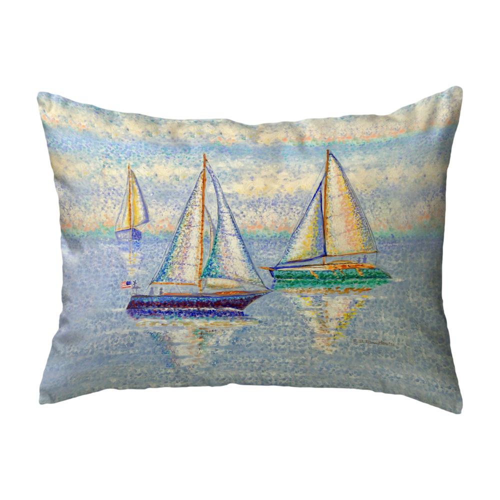 Sailing By Small Noncorded Pillow 11x14. Picture 1