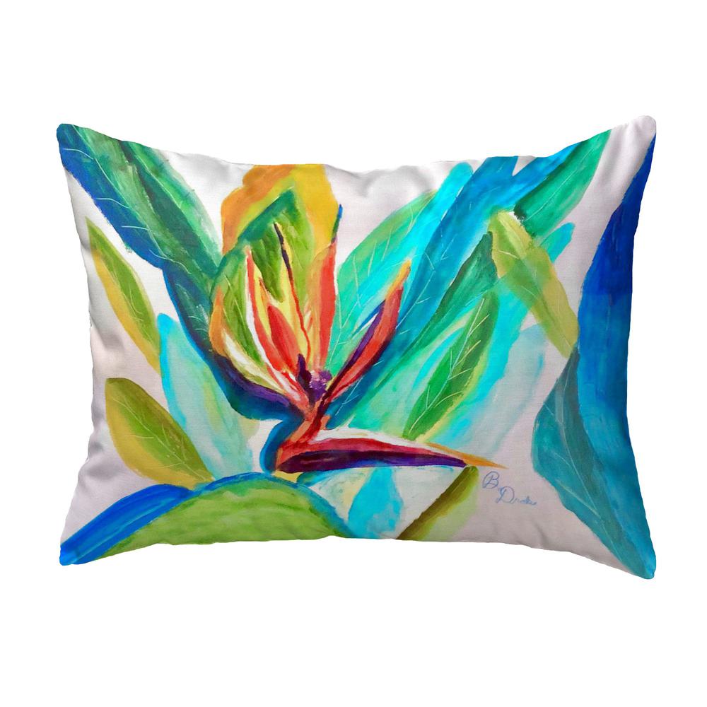 Bird of Paradise Small Noncorded Pillow 11x14. Picture 1