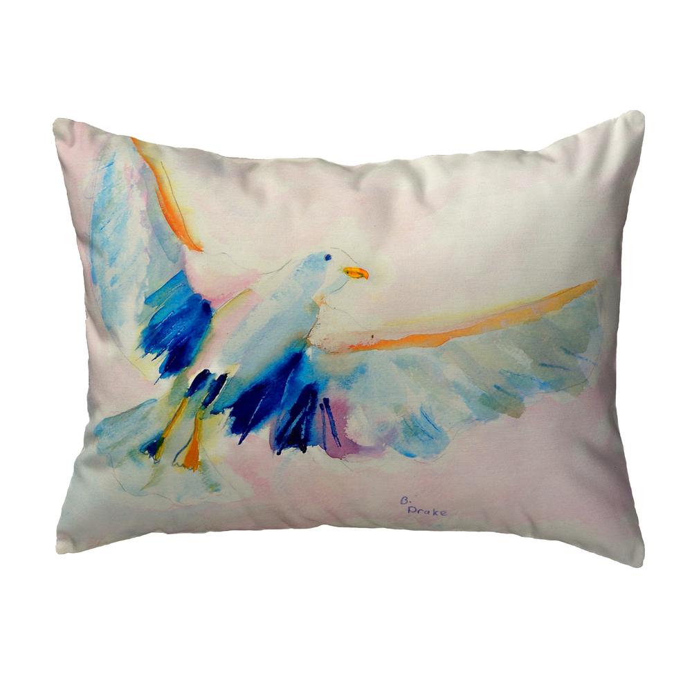 Flying Gull Small No-Cord Pillow 11x14. Picture 1