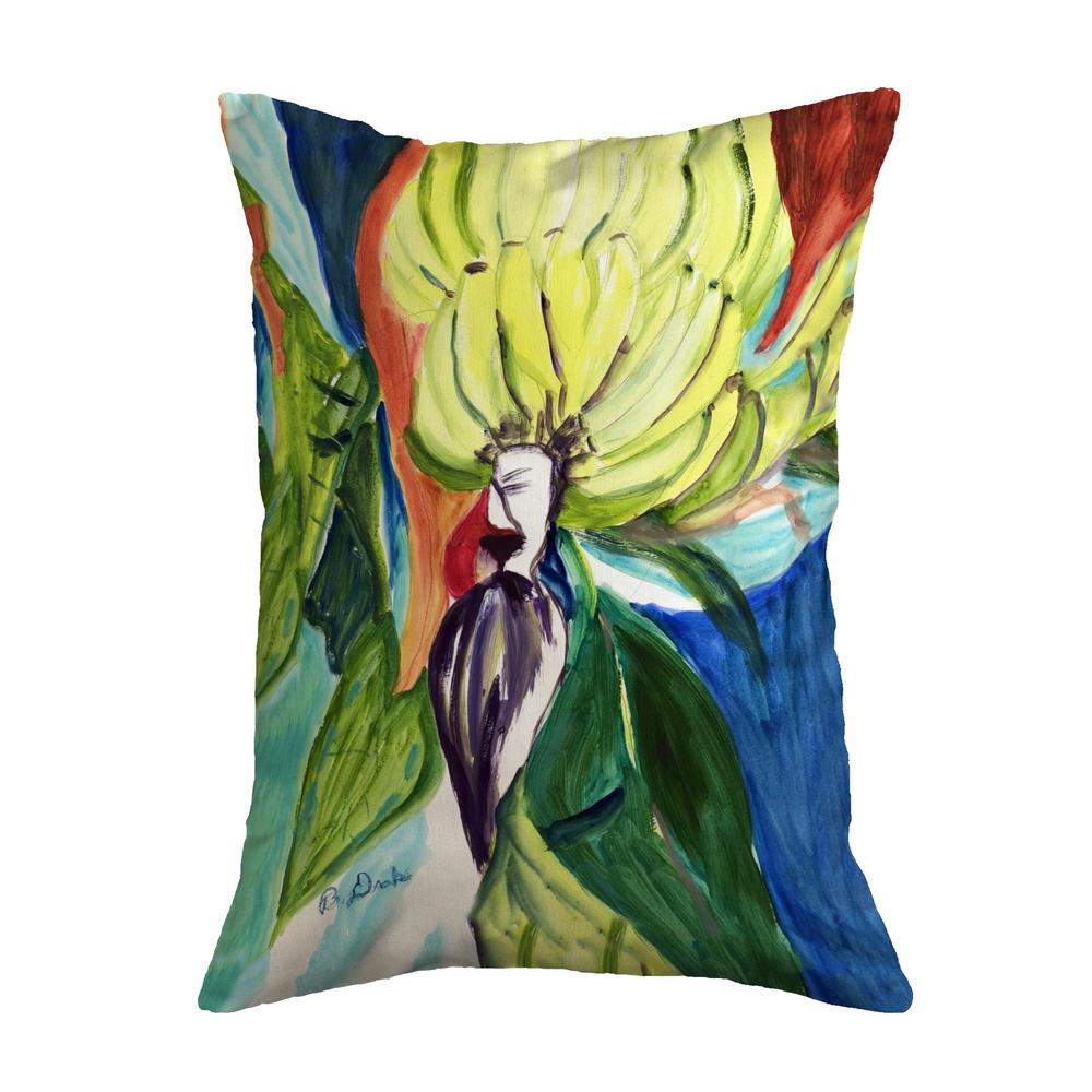 Bunch of Bananas Small Noncorded Pillow 11x14. Picture 1