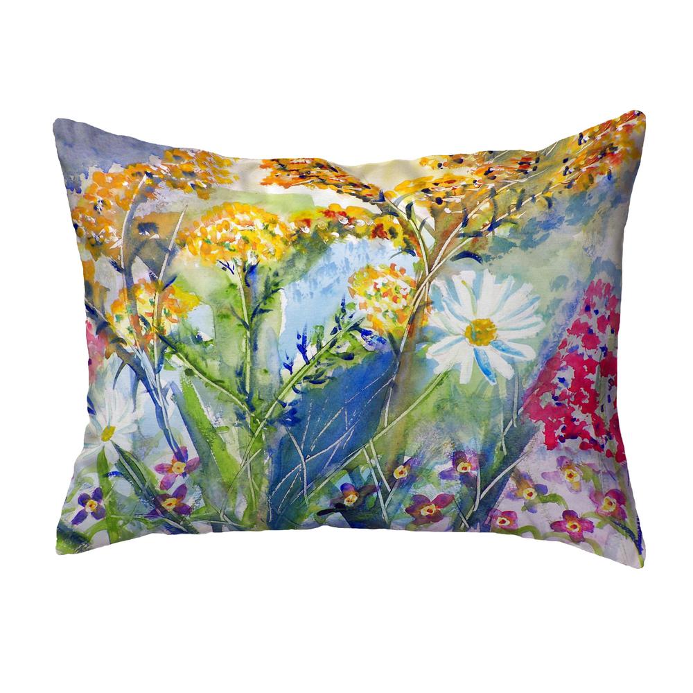 Wild Flower Small No-Cord Pillow 11x14. Picture 1