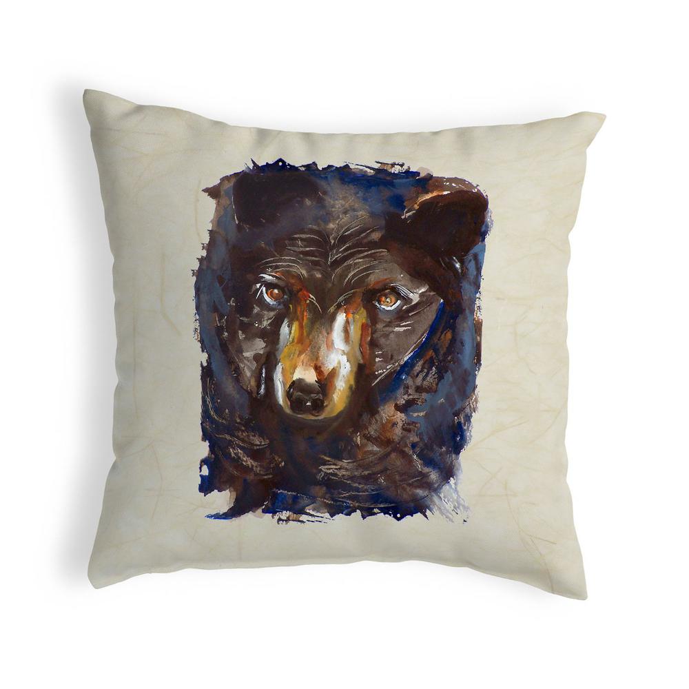 Betsy's Bear Noncorded Pillow 12x12. Picture 1