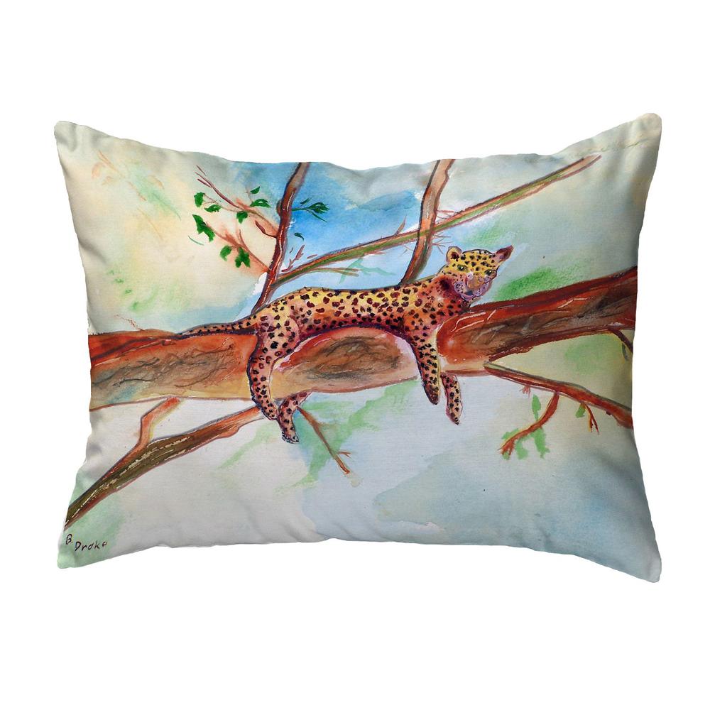Leopard Small No-Cord Pillow 11x14. Picture 1