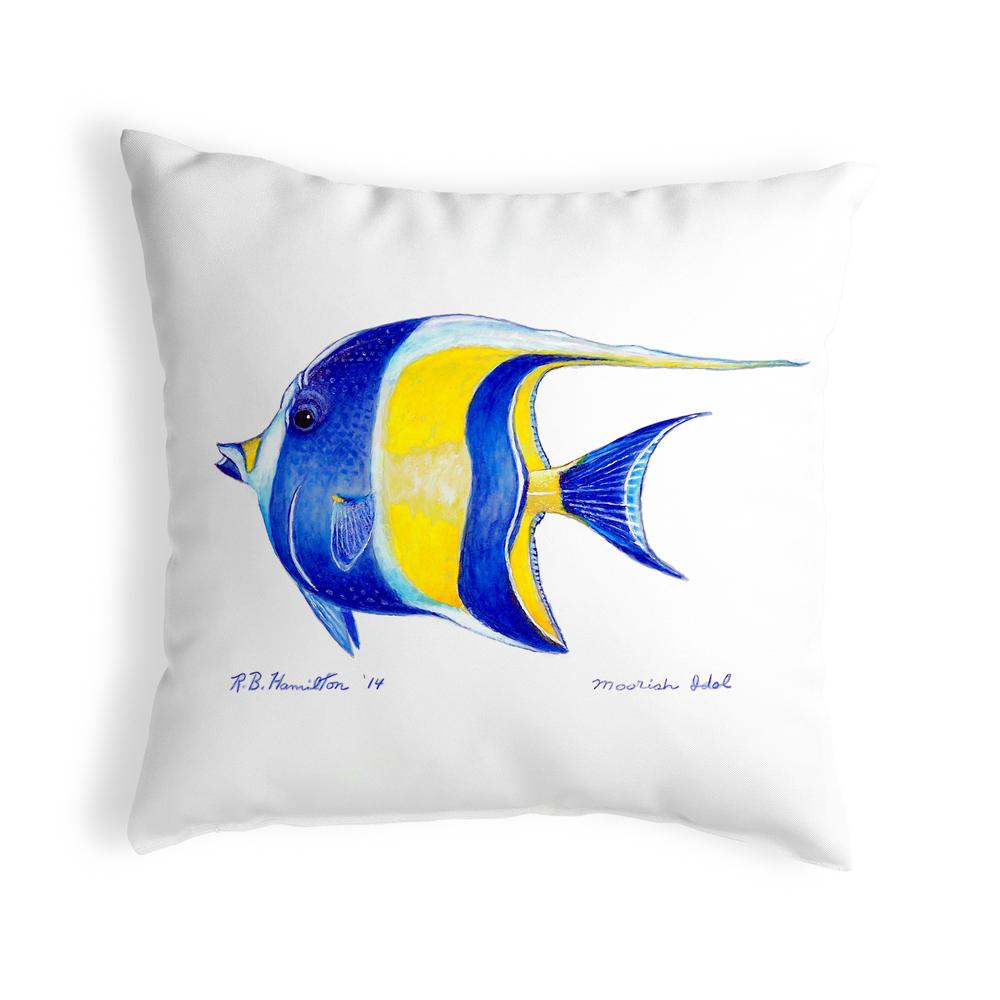 Moorish Idol Small No-Cord Pillow 12x12. Picture 1