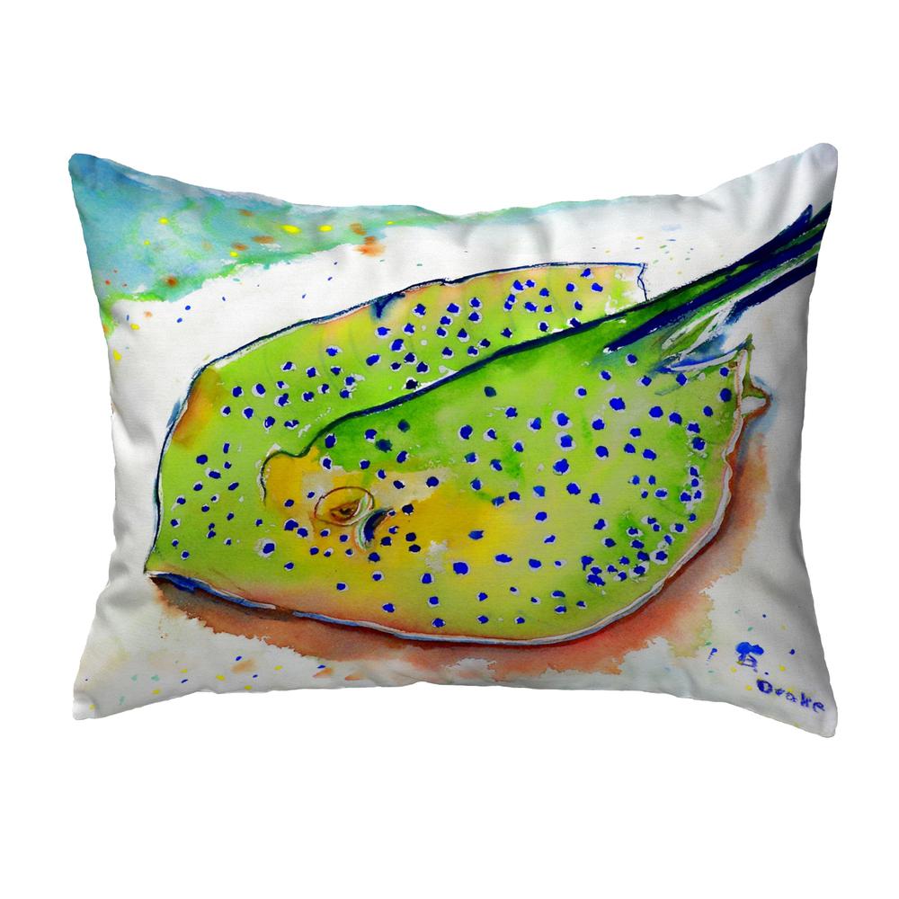 Stingray Small No-Cord Pillow 11x14. Picture 1