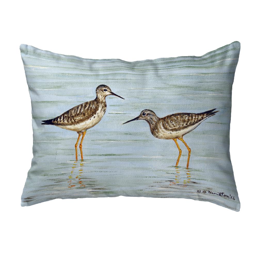 Yellow Legs Small No-Cord Pillow 11x14. Picture 1