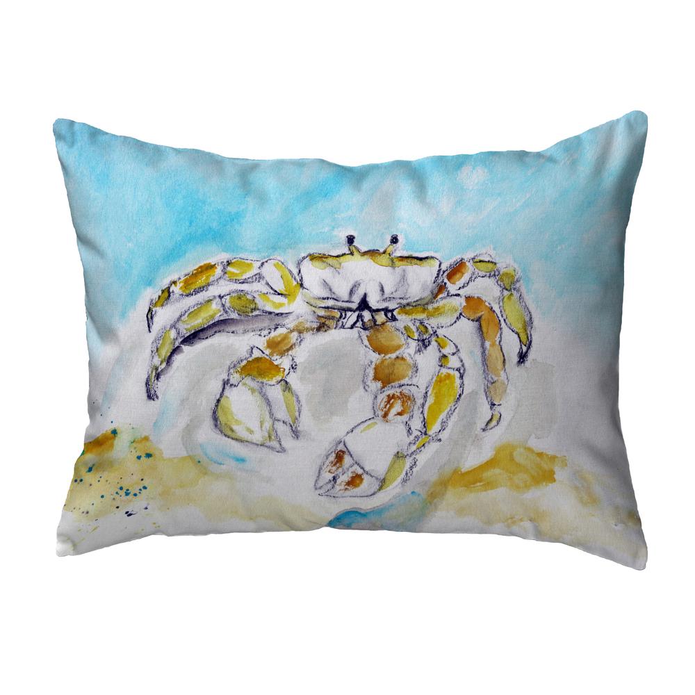 Ghost Crab Noncorded Indoor/Outdoor Pillow 11x14. Picture 1
