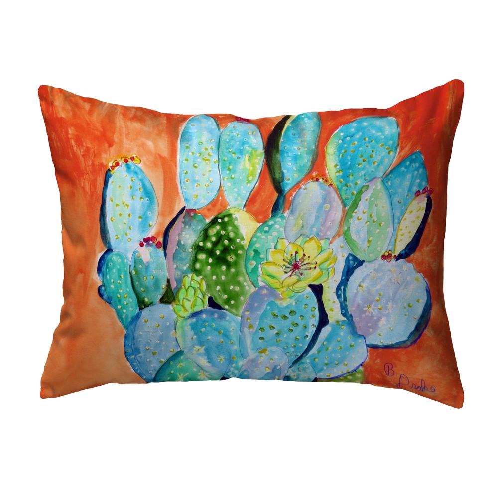 Cactus II Noncorded Indoor/Outdoor Pillow 11x14. Picture 1