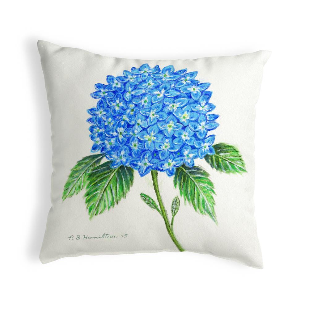 Dick's Hydrangea Small No-Cord Pillow 12x12. Picture 1