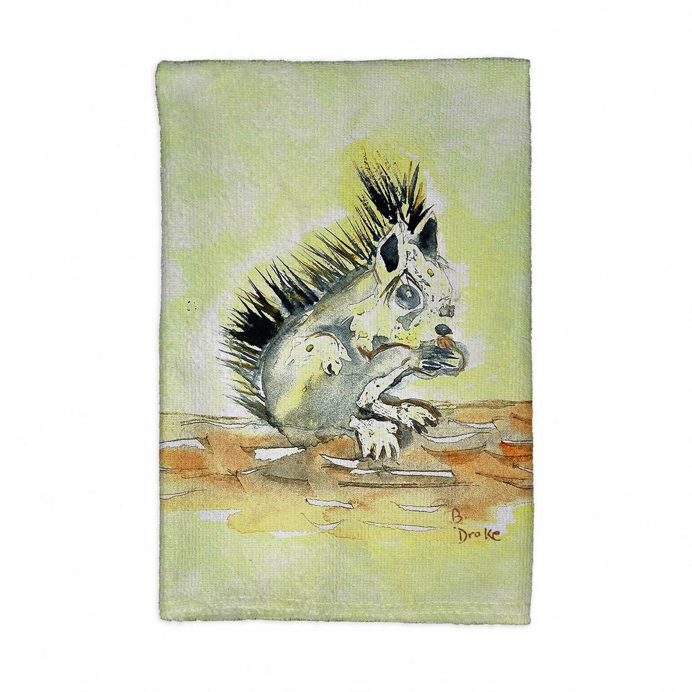 Baby Squirrel Kitchen Towel. Picture 1