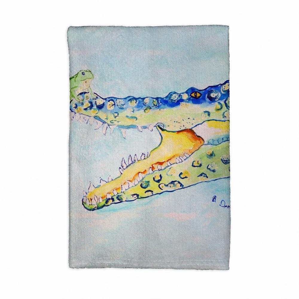 Croc & Frog Kitchen Towel. Picture 1