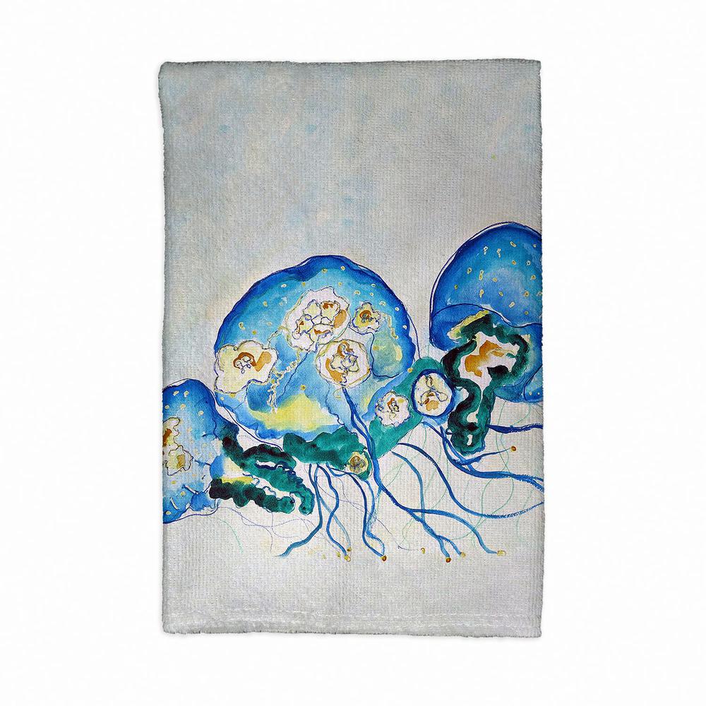Multi-Jellyfish Kitchen Towel. Picture 1
