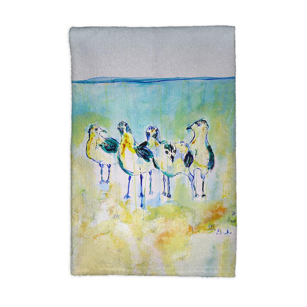 Abstract Gulls II Kitchen Towel. Picture 1