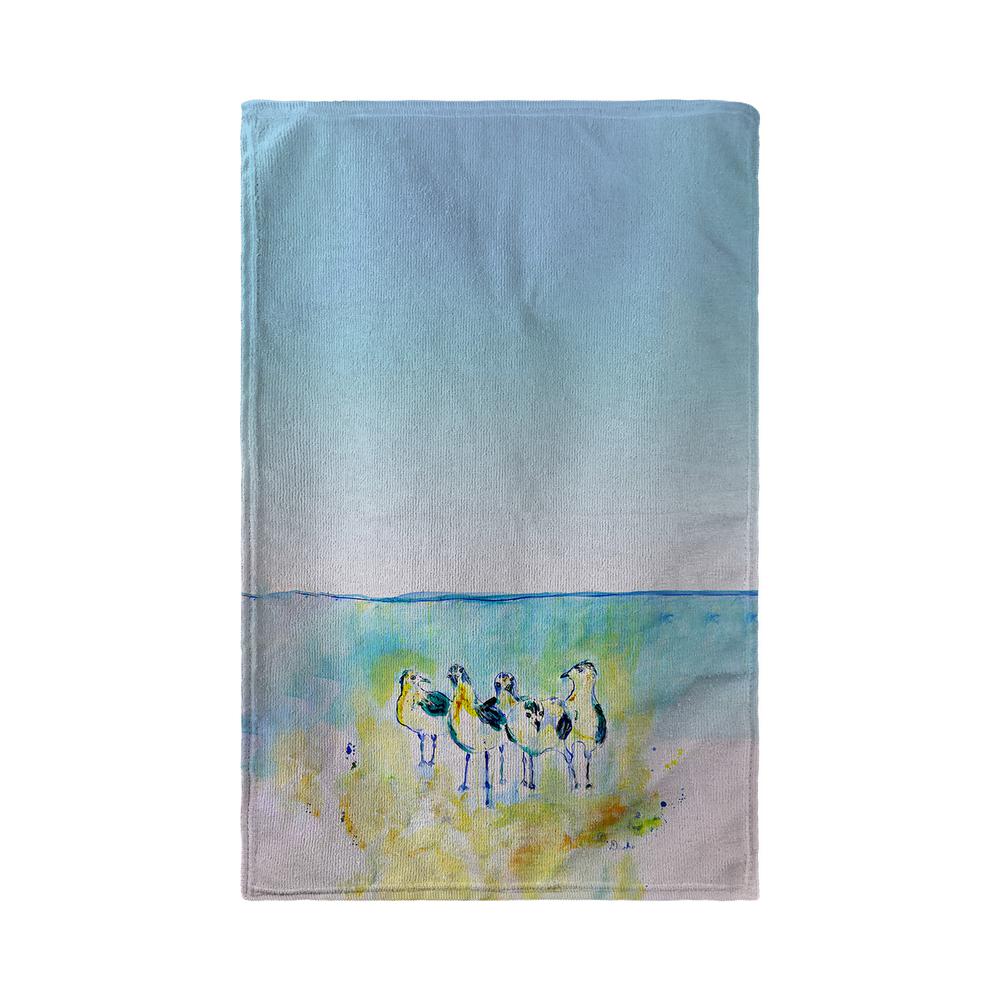 Abstract Gulls II Kitchen Towel. Picture 2