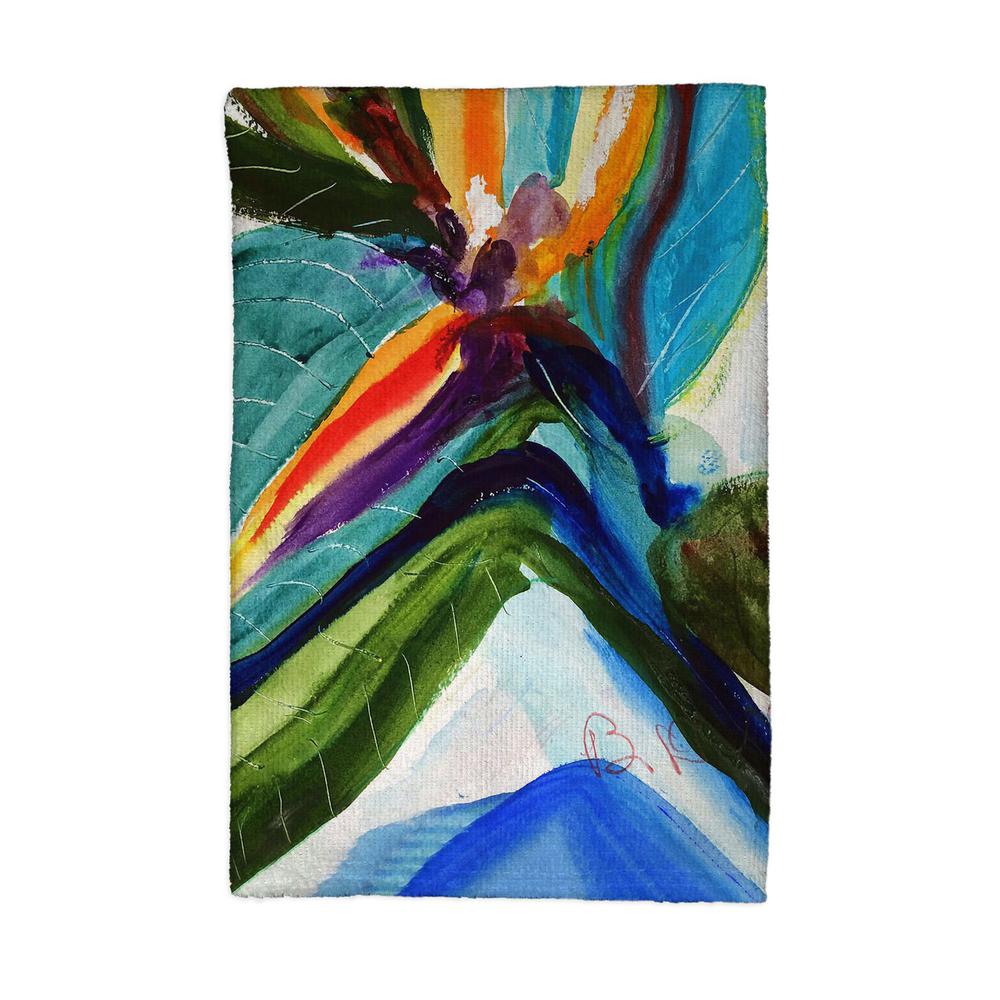 Teal Paradise Kitchen Towel. Picture 1