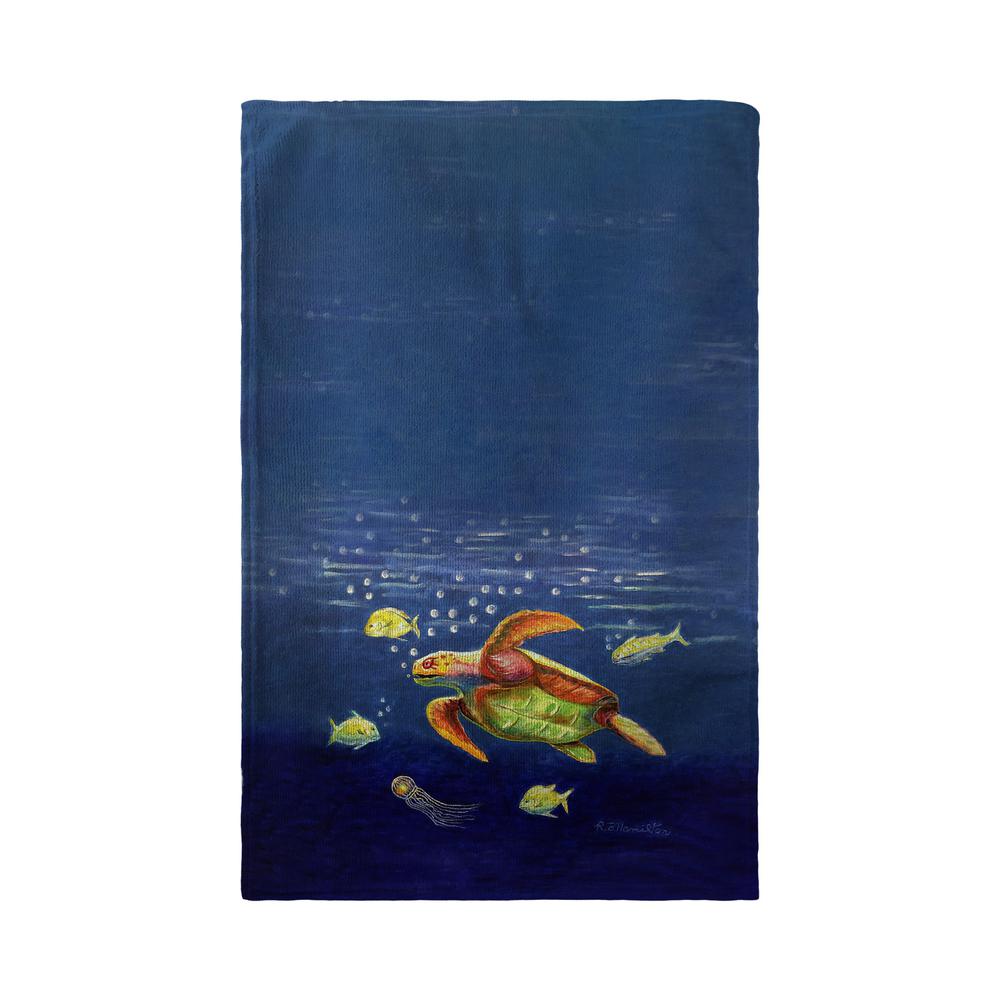 Dick's Sea Turtle Kitchen Towel. Picture 2