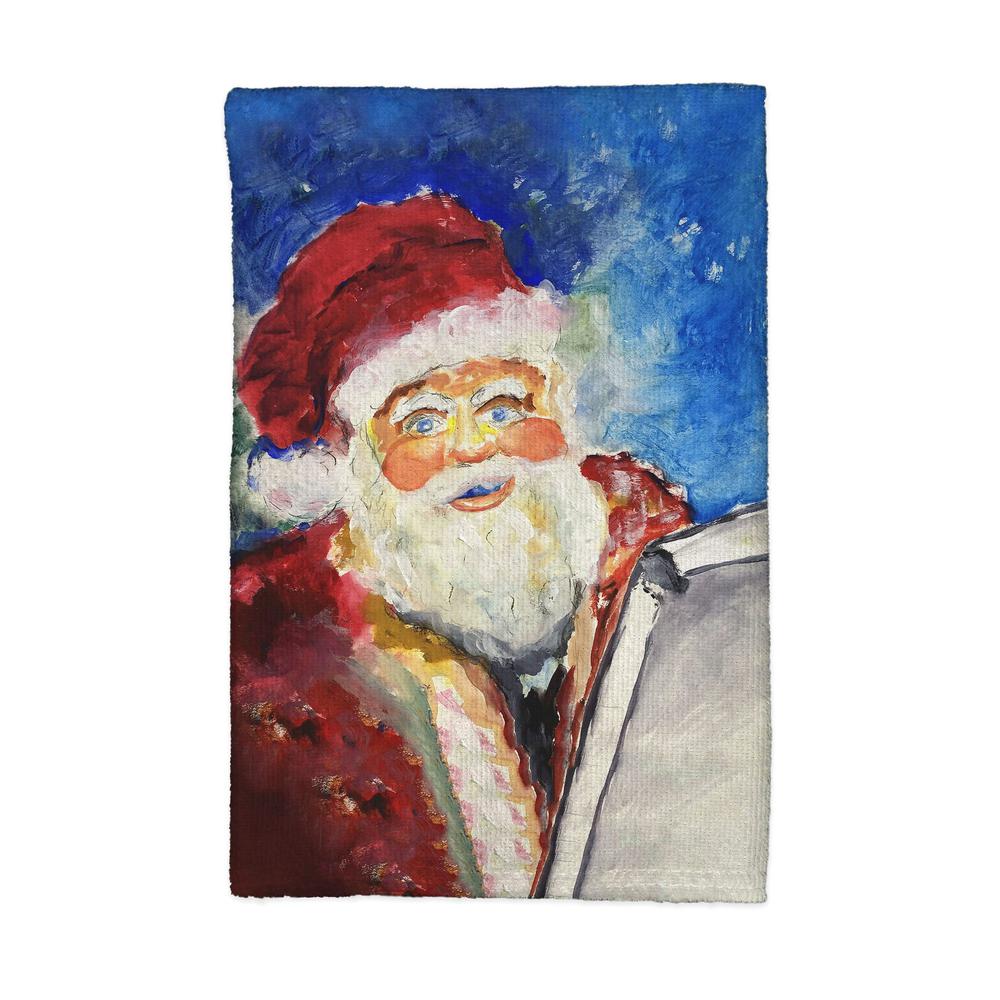 Santa's List Kitchen Towel. Picture 1