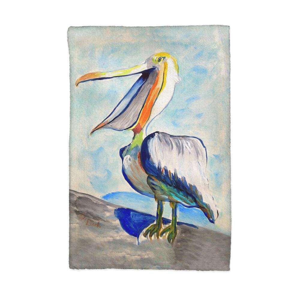 Talking Pelican Kitchen Towel. Picture 1