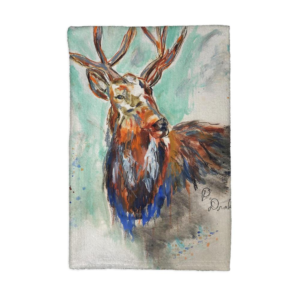 Buck in Fall Kitchen Towel. Picture 1