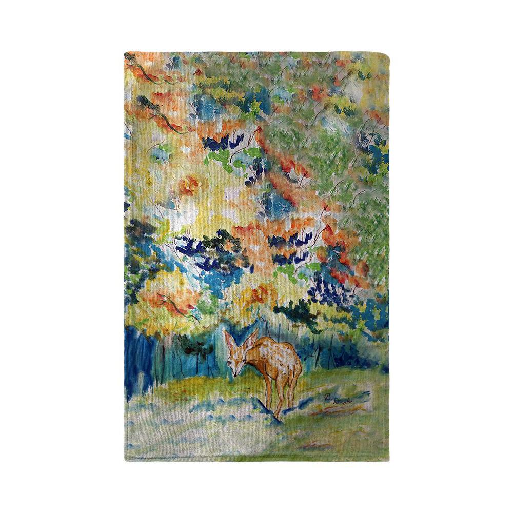 Fall Fawn Kitchen Towel. Picture 2