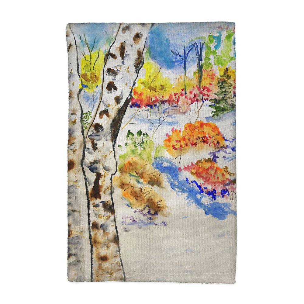 White Birch Kitchen Towel. Picture 1