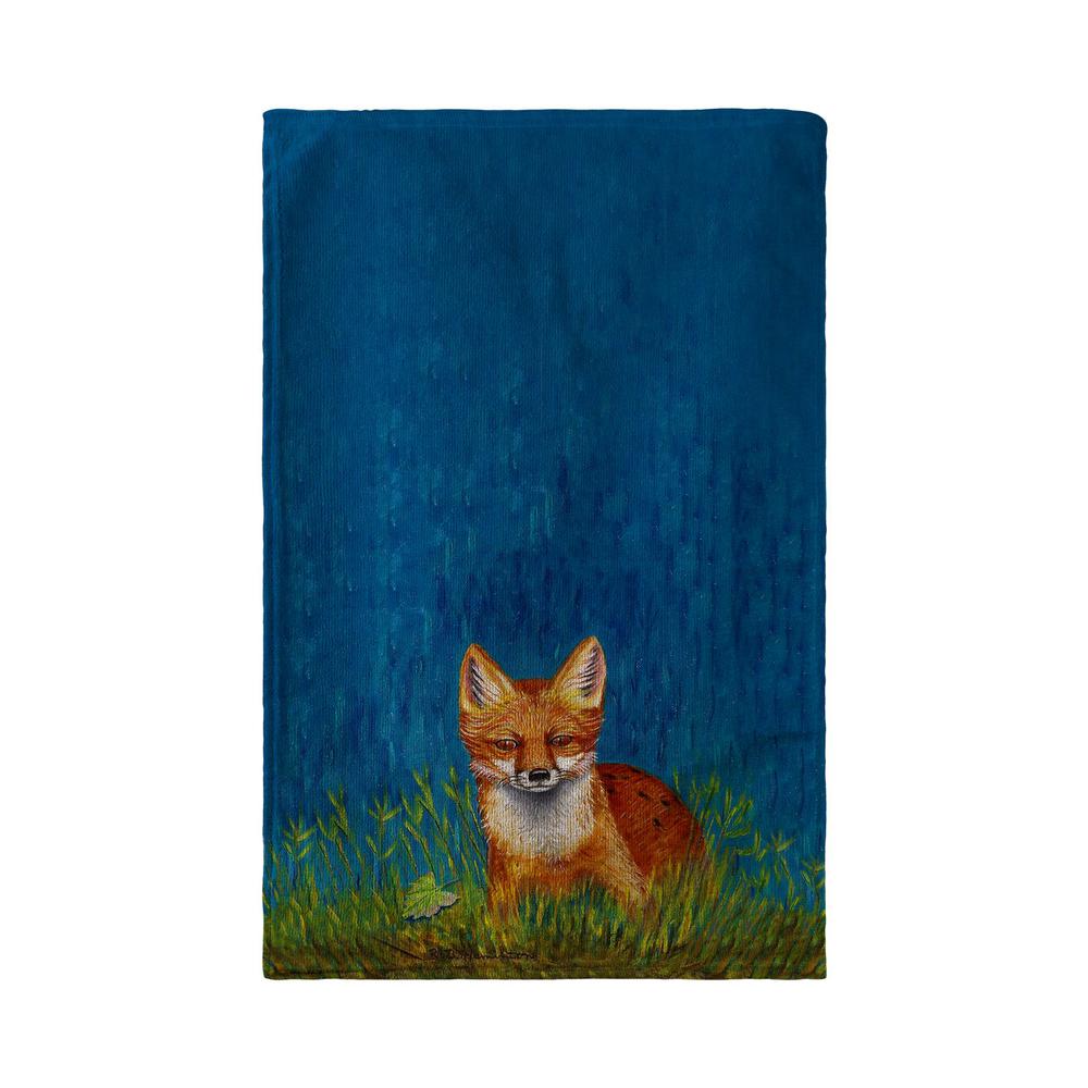Red Fox Kitchen Towel. Picture 1
