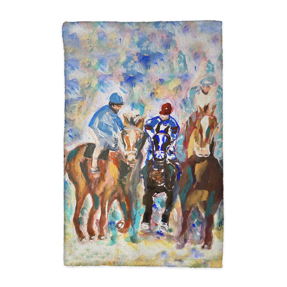 Three Racing II Kitchen Towel. Picture 1