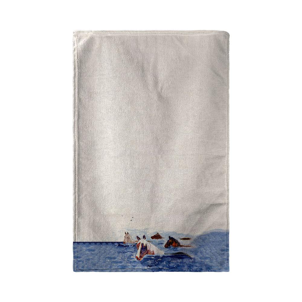 Chincoteague Ponies Kitchen Towel. Picture 2