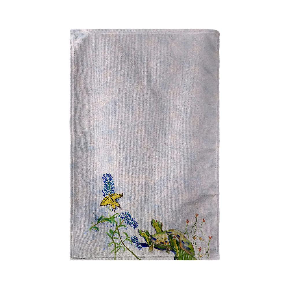 Turtles & Butterfly Kitchen Towel. Picture 2