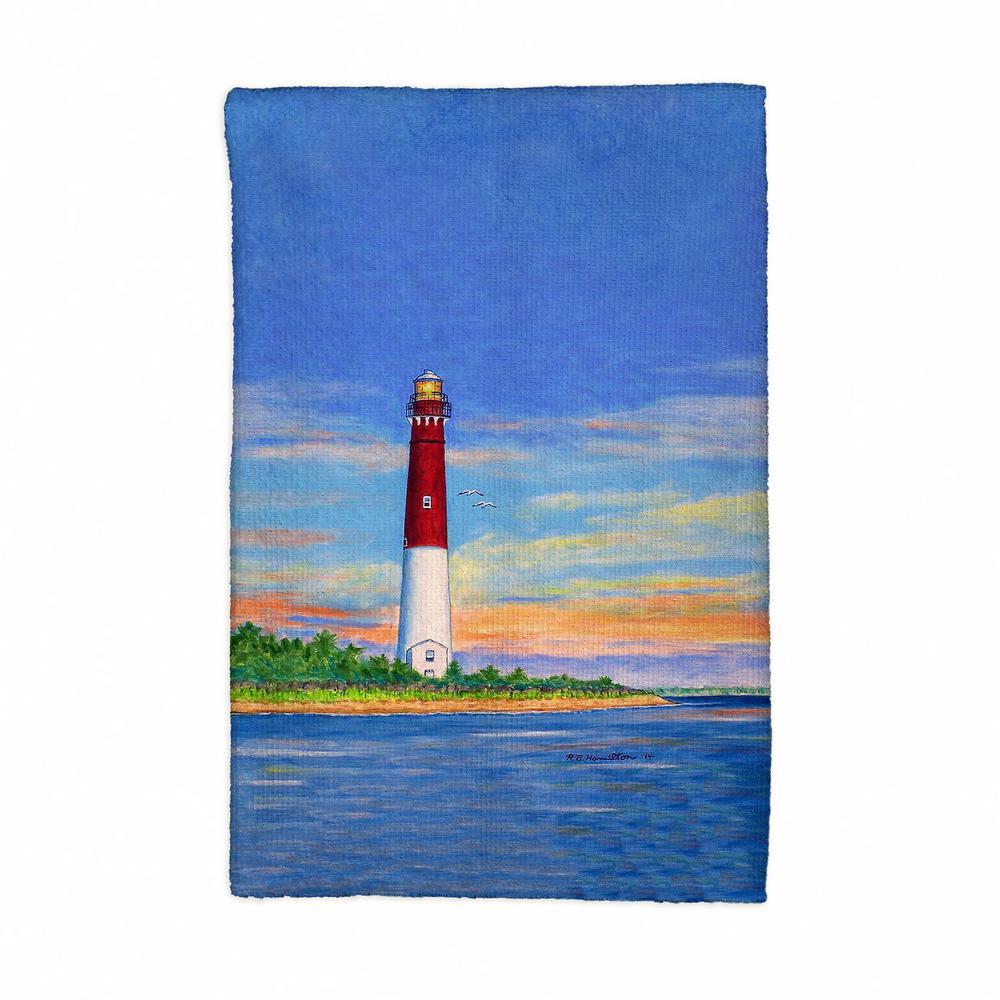 Barnegat Lighthouse Kitchen Towel. Picture 1