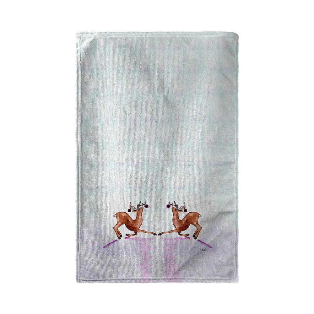 Dancing Deer Kitchen Towel. Picture 1