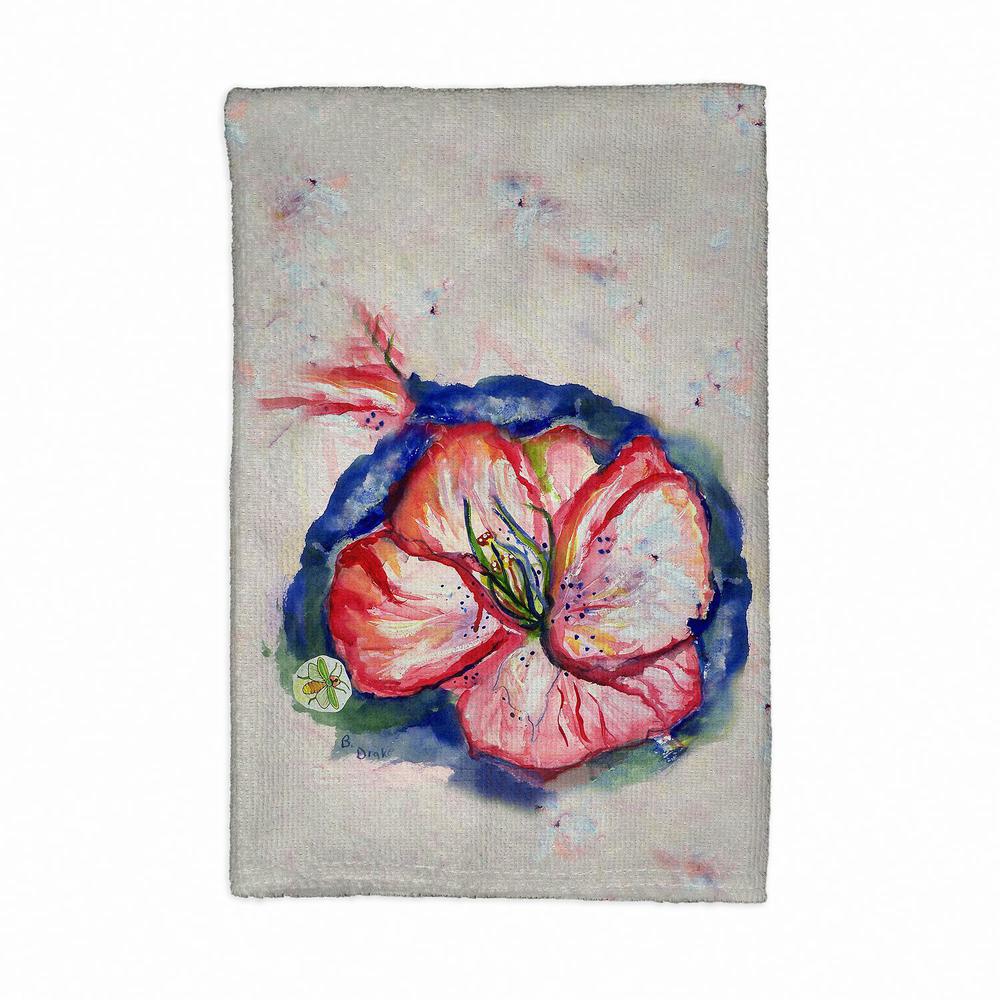 Hibiscus Kitchen Towel. Picture 1