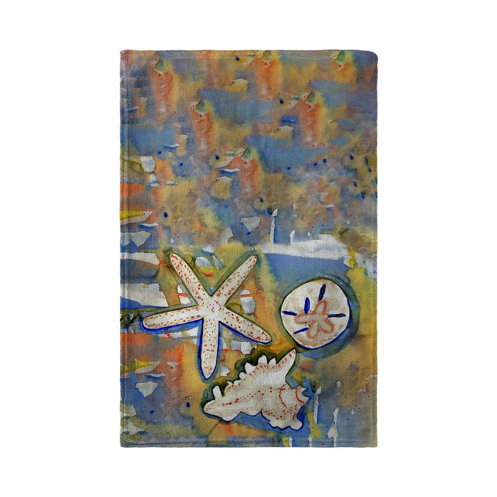 Beach Treasures Kitchen Towel. Picture 1