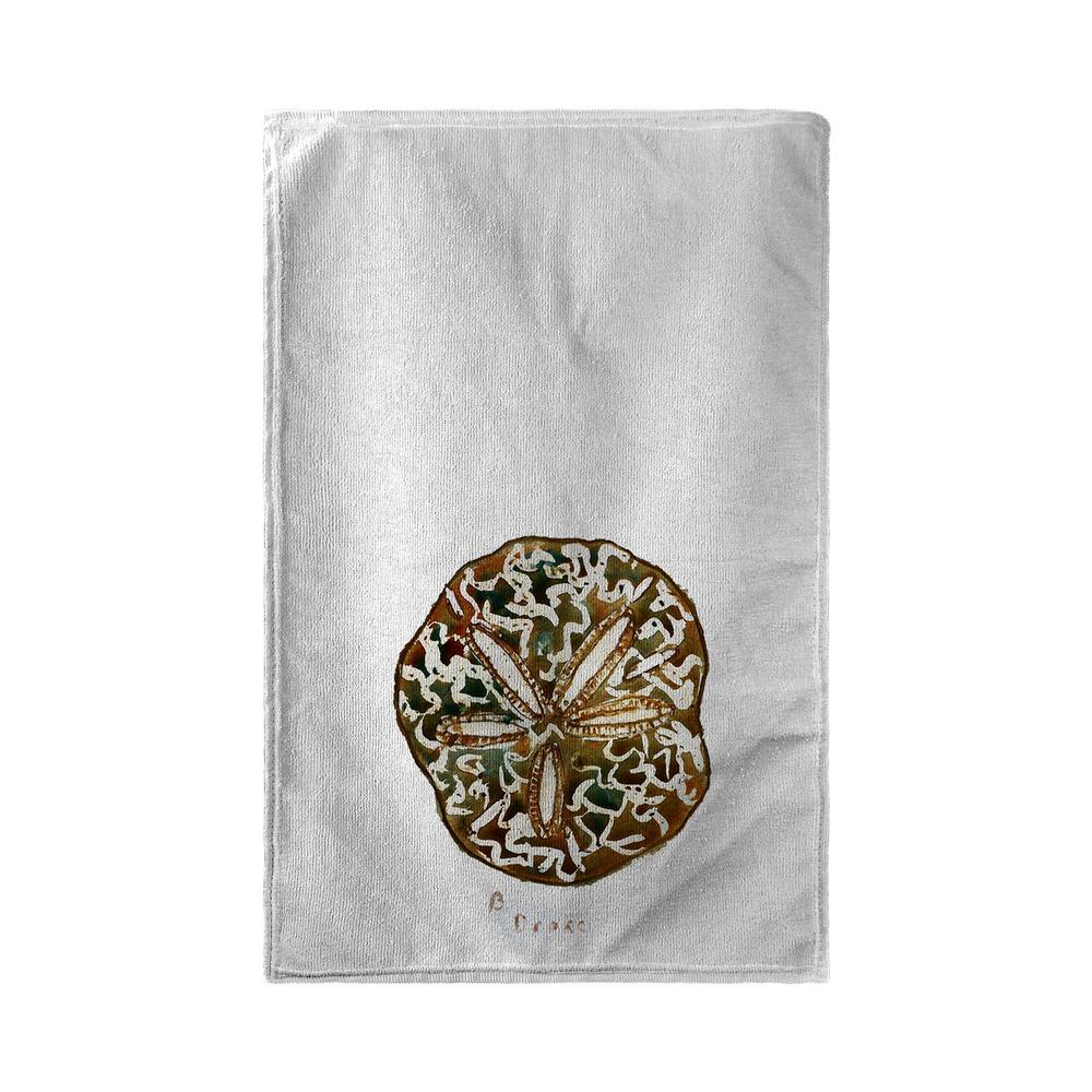 Betsy's Sand Dollar Kitchen Towel. Picture 1